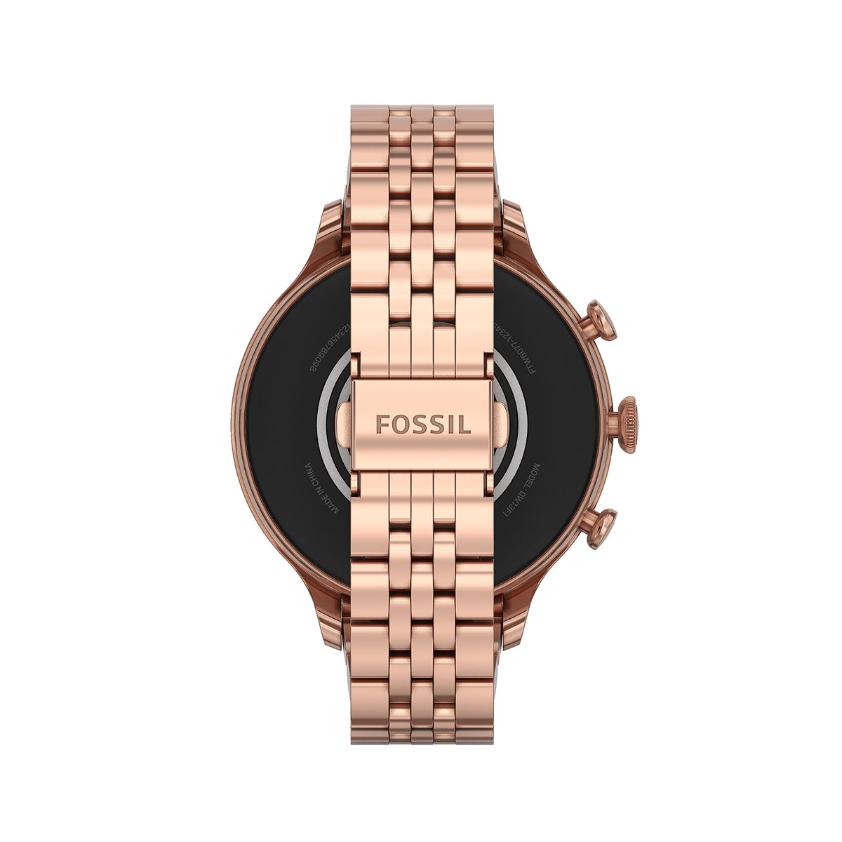 Fossil Gen 6 Smartwatch 42mm Rose Gold-Tone Stainless Steel - Rose Gold - FTW6077V