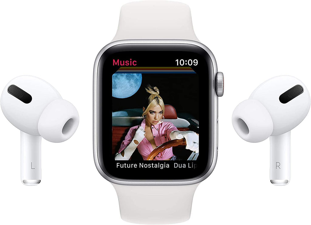 Apple Watch SE (GPS, 40mm) - Gold Aluminum Case with Starlight Sport Band - Regular -MKQ03LL/A