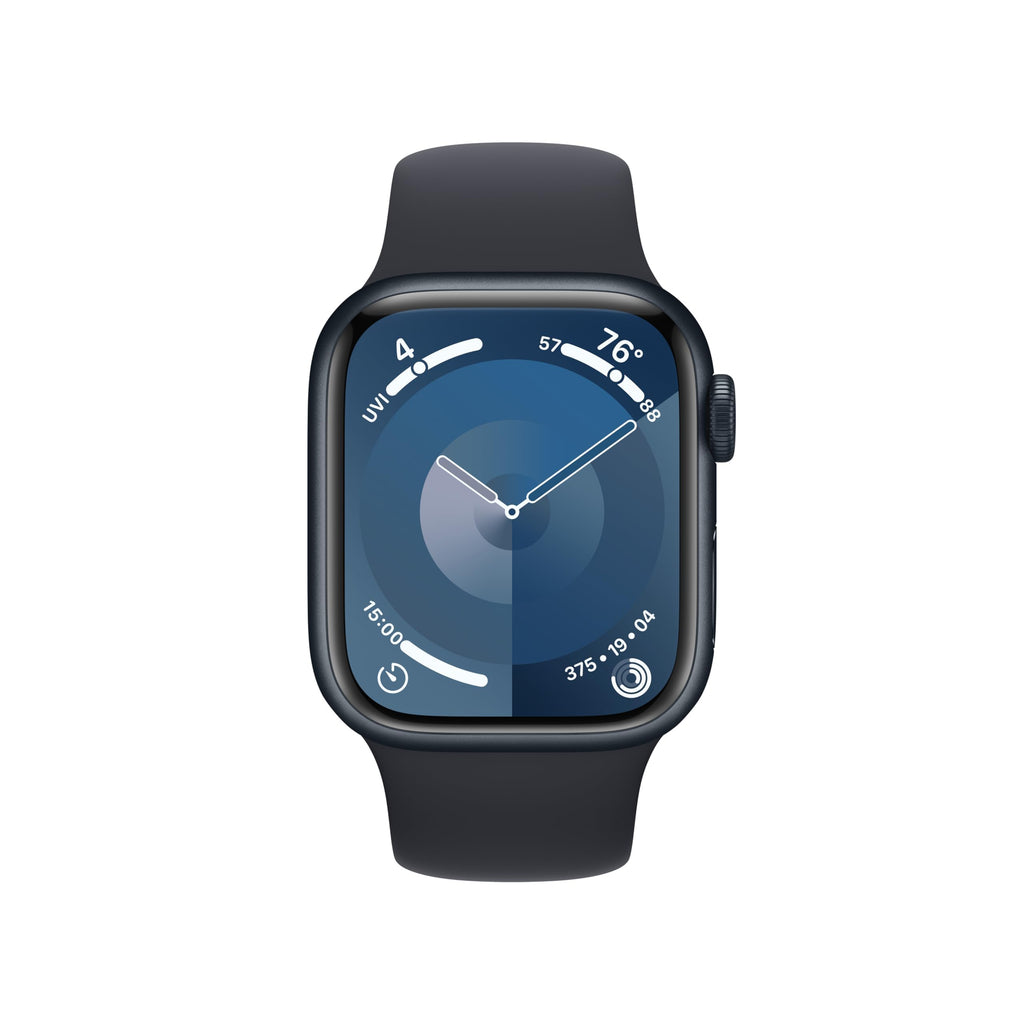Apple Watch Series 9 GPS 41mm Midnight Aluminum Case with  Midnight Sport Band - M/L - MR8X3LW/A
