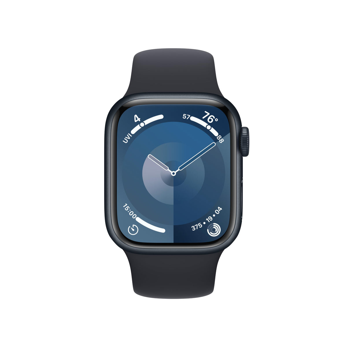 Apple Watch Series 9 GPS 41mm Midnight Aluminum Case with  Midnight Sport Band - M/L - MR8X3LW/A