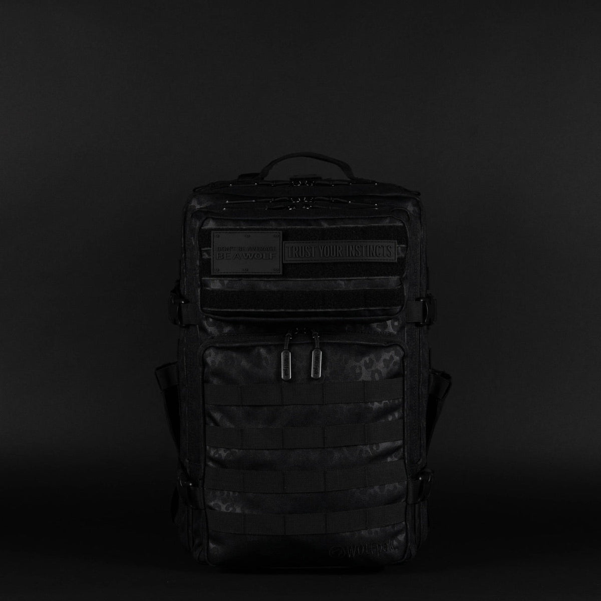 45L Backpack Black Leopard