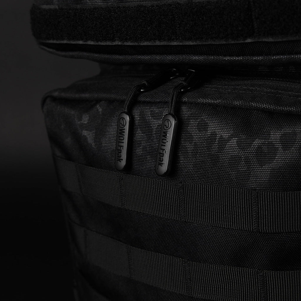 45L Backpack Black Leopard