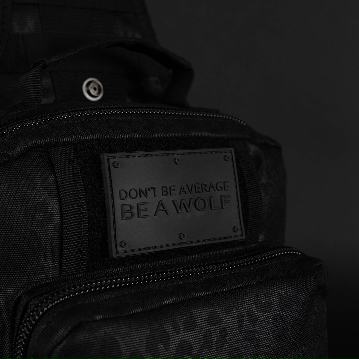 9L Tactical Sling Bag Black Leopard