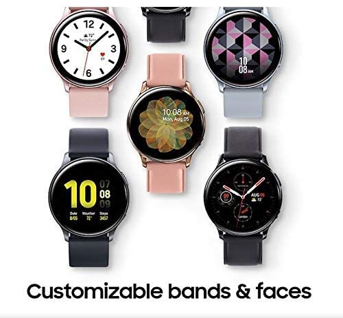 Unlocked Samsung Galaxy Watch Active 2 Smartwatch 44mm Stainless Steel LTE  - SMR825USSAXAR