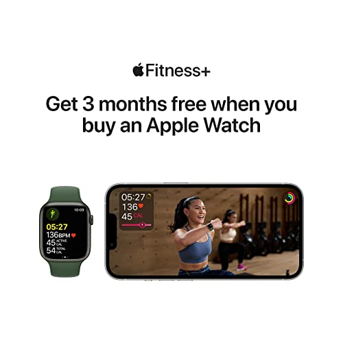 Apple Watch Series 7 (GPS + Cellular, 41MM) Graphite Stainless Steel Case with Abyss Blue Sport Band - MKHJ3LL/A