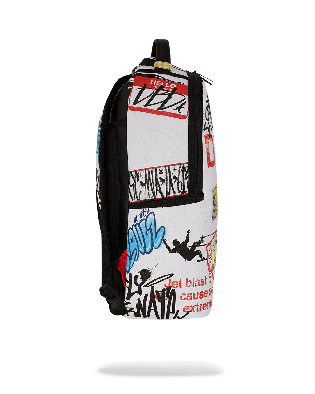 JETBLAST SIGN ON THE RUNWAY BACKPACK