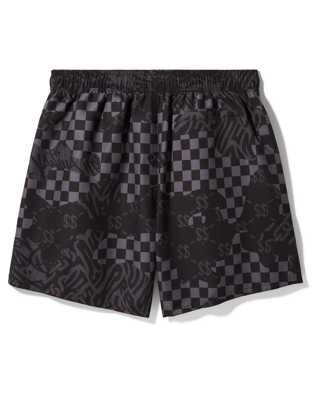 3AM CHECK SWIM SHORTS