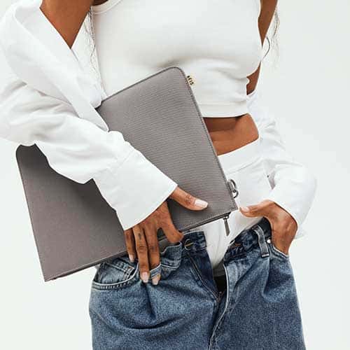 The B??ISics Laptop Pouch in Grey