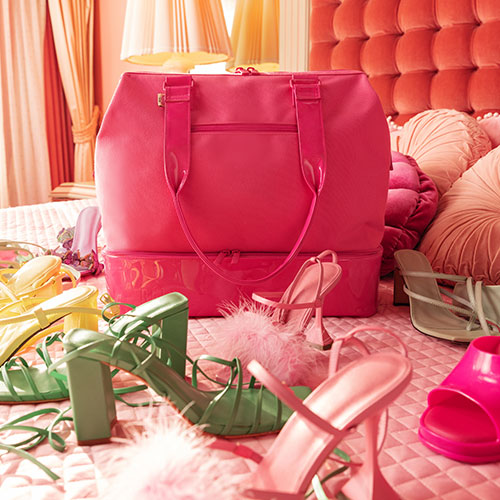 The Mini Weekender in Barbieƒ?› Pink